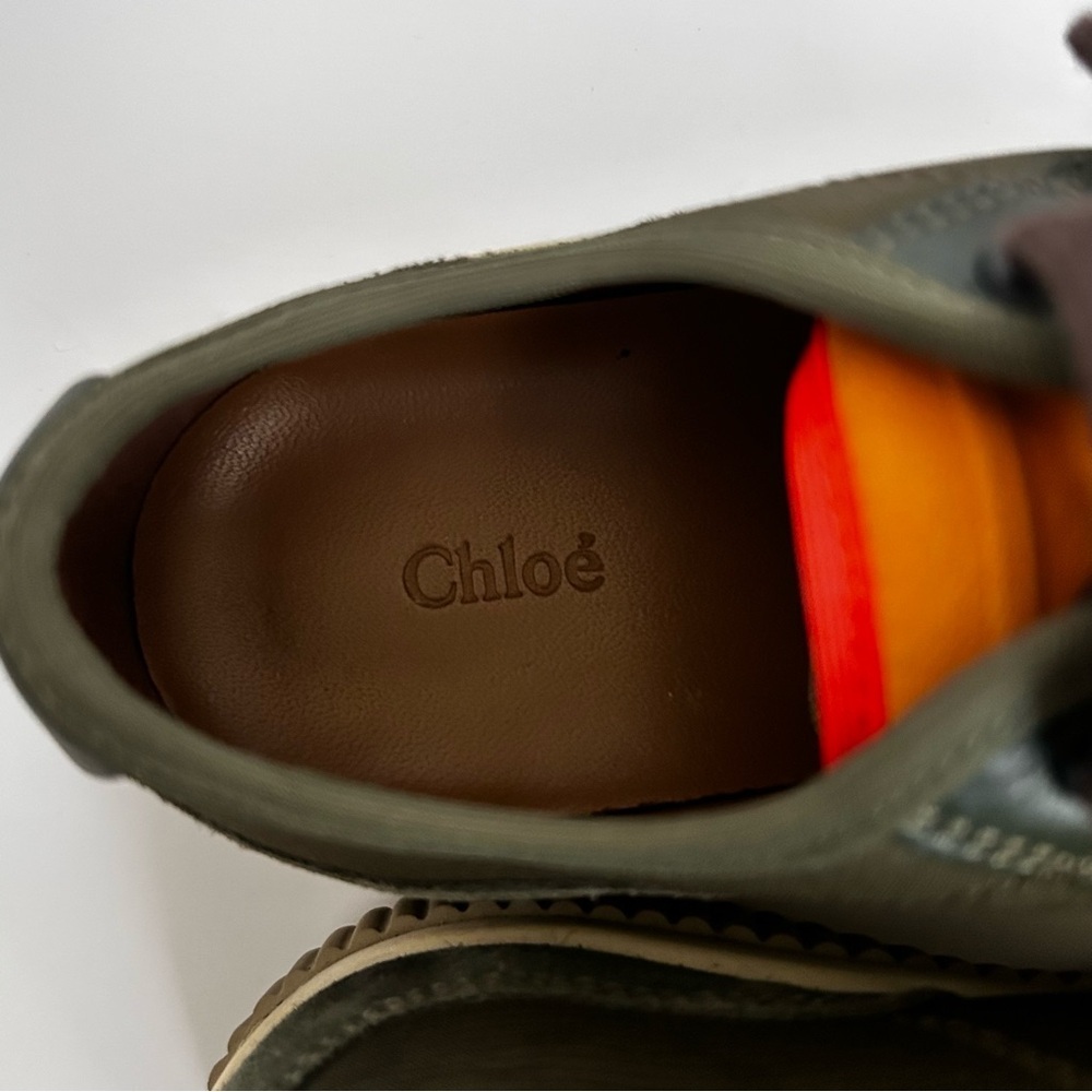 Chloe Green Clint Sneakers - Picture 7 of 9